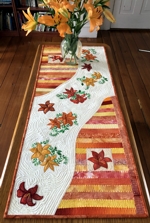 Daylily Quilted Tablerunner