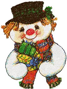 Snowman with Gifts II