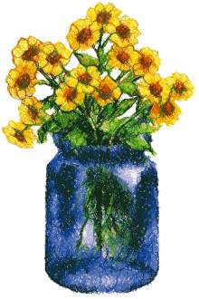 Jar with Wild Flowers Jar with Wild Flowers