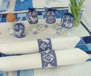 Assisi Egg Caps and Napkin Rings