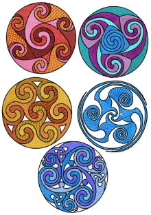 Celtic Spiral Set