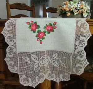 Rose Border Crochet FSL Set II