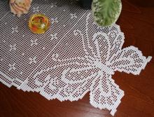 Crochet Butterfly Table Runner Set