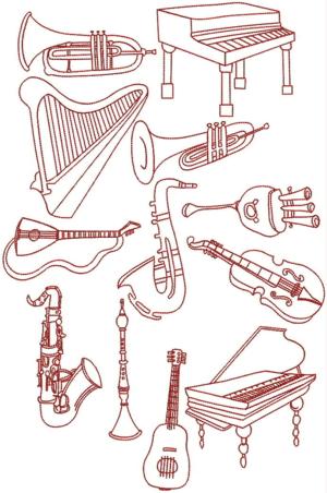Musical Instrument Set I