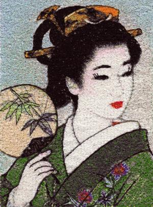 Geisha Series: Bamboo Fan