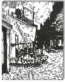 Vincent van Gogh. Cafe Terrace at Night.