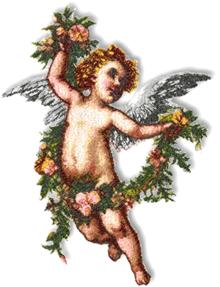 Cupid with Flower Garland