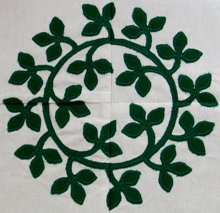 Baltimore Quilt: Laurel Wreath Applique