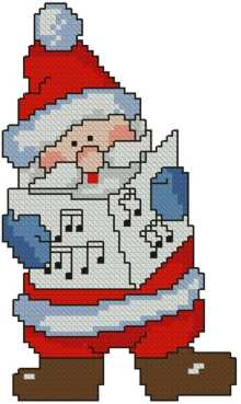 Caroling Santa Caroling Santa