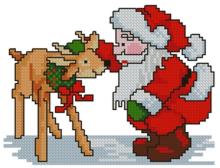 Santa with Fawn Santa with Fawn
