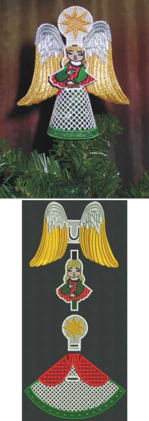 3D Angel Tree Topper