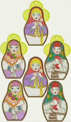 Russian Doll Ornaments