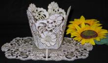 Clematis Bowl and Doily Set
