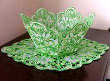 Snowdrop Bowl and Doily Set