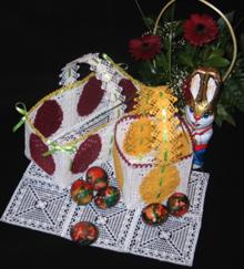 FSL Crochet Easter Basket Set