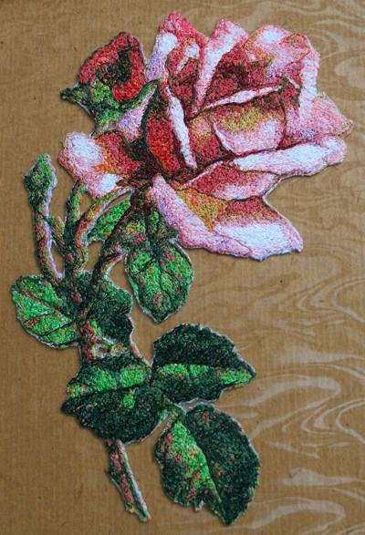 Advanced Embroidery Designs. Florentine Rose.