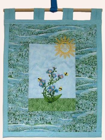 State Flower Mini Quilts: New Mexico image 16