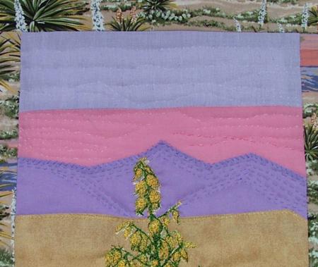State Flower Mini Quilts: New Mexico image 13