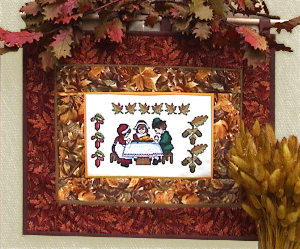 Quilted Thanksgiving Wall Hanging image 1