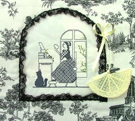 Jane Austen Quilted Wall Hanging image 15