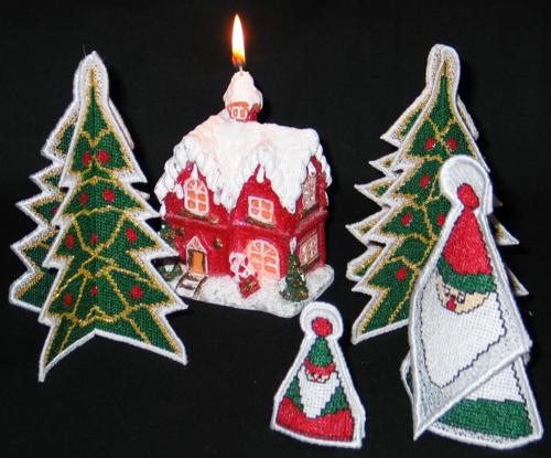 3D Christmas Free-Standing Ornaments image 1