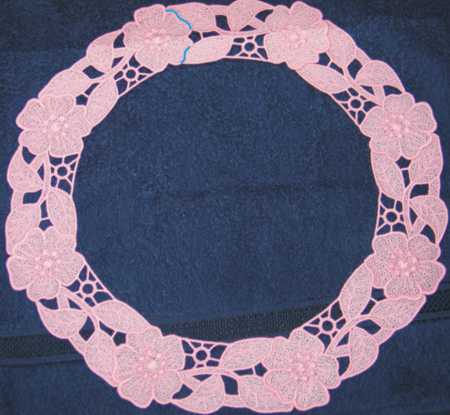 Easter Doily with FSL Border image 3