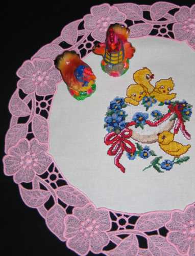 Easter Doily with FSL Border image 9