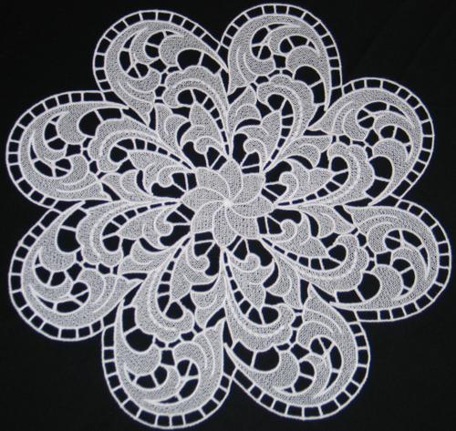 Feather FSL Doily image 1