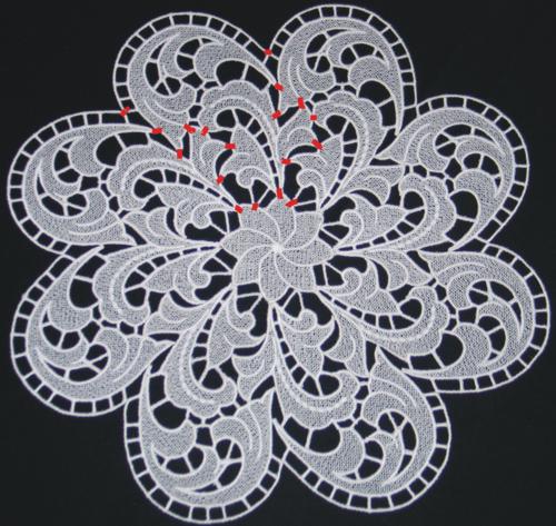 Feather FSL Doily image 3