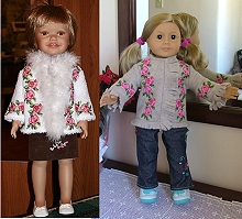 Rose Jacket for 18-inch Dolls image 1
