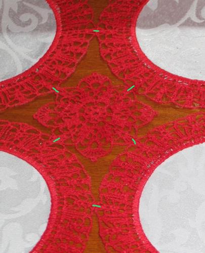 FSL Crochet Appliqué Vintage Frills Set image 3