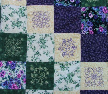 Pansy Frayed-Edge Quilt image 6