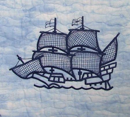 South Sea Sails Wall Quilt image 6