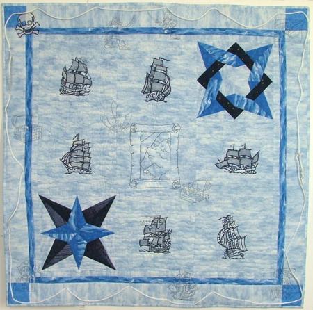 South Sea Sails Wall Quilt image 1