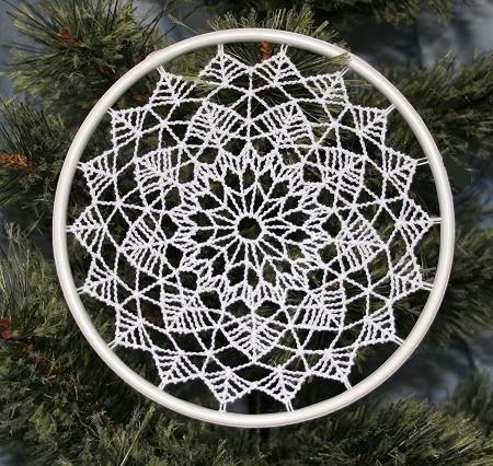 FSL Crochet Snowflakes Doily Set image 4
