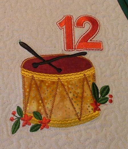 12 Days of Christmas Tree-Skirt image 14