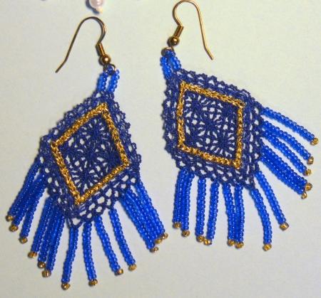 FSL Battenberg Lace Earrings Set II image 3