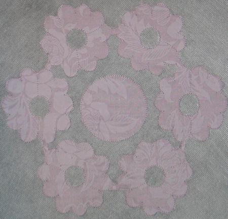 Cutwork Lace Flower Doily image 4