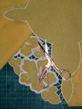 Hibiscus Cutwork Lace Border image 9
