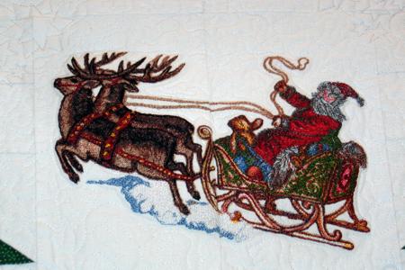 Santa's Sleigh Table Runner image 18