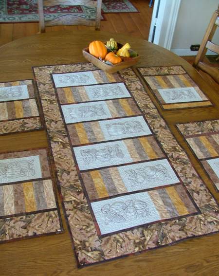 Autumn-Themed Table Set. Part I: Place Mats image 1