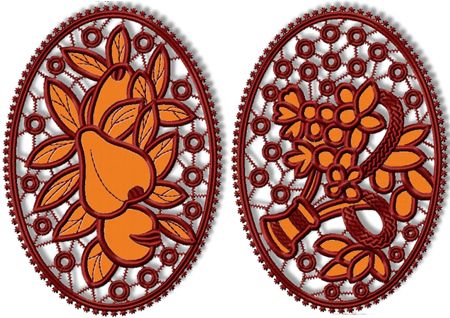 Fruit and Flowers Cutwork Set image 1