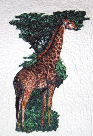 Giraffe Quilted Wall Hanging image 6