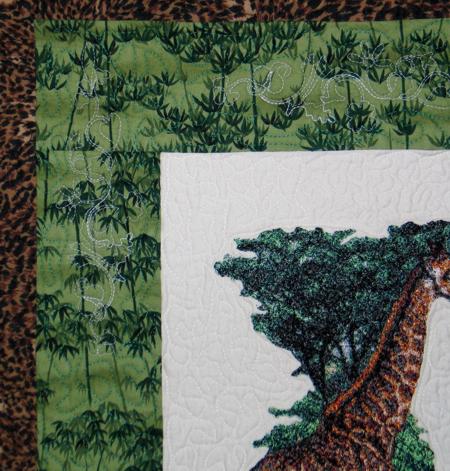 Giraffe Quilted Wall Hanging image 7