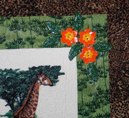 Giraffe Quilted Wall Hanging image 8