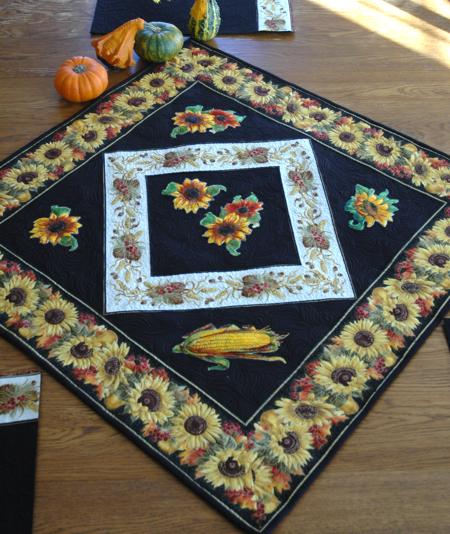 Autumn Themed Quilted Table Set image 16