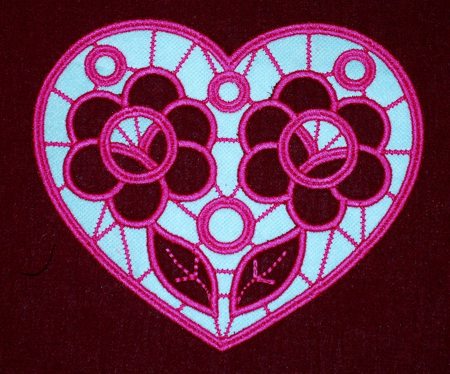 Valentine Hearts Cutwork Set image 4