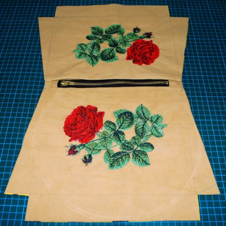 Makeup Case with Rose Embroidery image 21