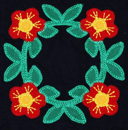 Flower Applique Wall Hanging image 11