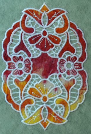 Cutwork Lace Summer Doily image 6